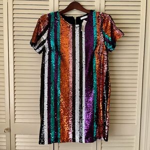 Sequin Shortsleeved Mini Dress Karlie